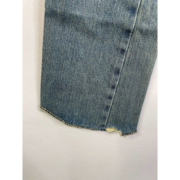 Henry Duarte 4 Jeans Vintage Y2K Rare Low Rise Flare Light Wash Pockets Denim - Picture 2 of 4